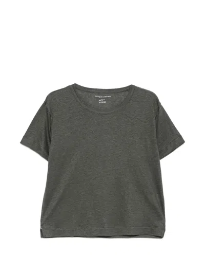 Majestic Marl-effect Short-sleeve T-shirt In Green