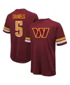 Majestic Men's Jayden Daniels Burgundy Washington Commanders Name Number Oversize Fit T-shirt In Burgundy