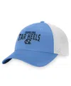 Majestic Men's  Carolina Blue North Carolina Tar Heels Breakout Trucker Adjustable Hat In Carolina Blue