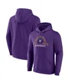 Majestic Men's  Purple Arizona Diamondbacks Utility Pullover Hoodie In Purple