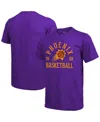 MAJESTIC MEN'S MAJESTIC THREADS HEATHERED PURPLE PHOENIX SUNS BALL HOG TRI-BLEND T-SHIRT