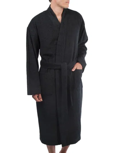 Majestic Men's Residence Relaxed Fit Robe In Black
