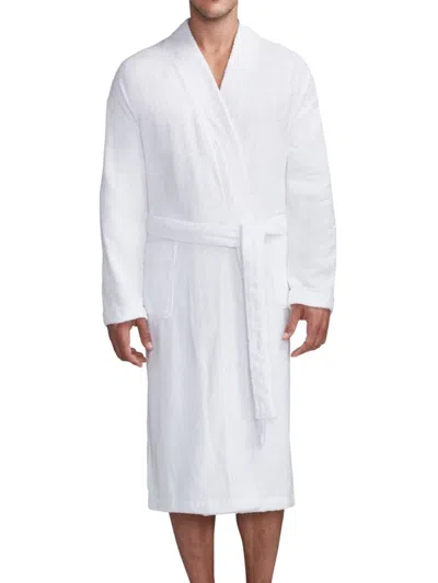 Majestic Men's Residence Relaxed Fit Robe In White