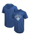 Majestic Men's Royal Los Angeles Dodgers 2024 World Series Champions Tri-blend Hoodie T-shirt In Royal