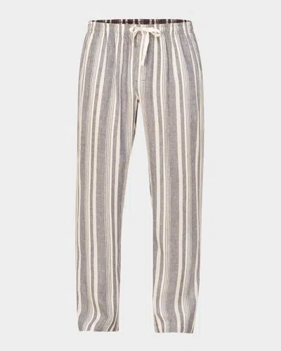 Majestic Men's Summer Woven Stripe Lounge Pants