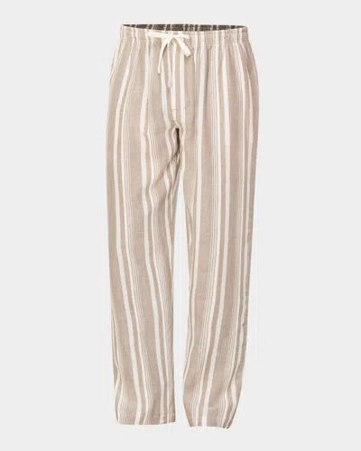 Majestic Men's Summer Woven Stripe Lounge Pants