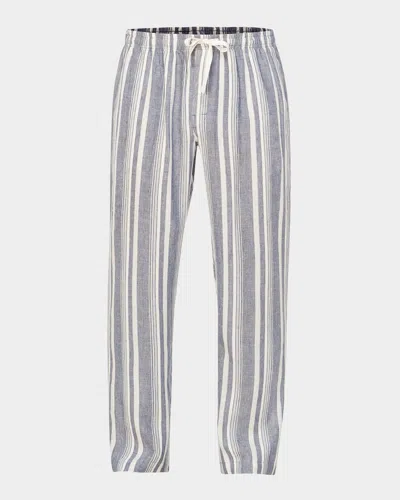 Majestic Men's Summer Woven Stripe Lounge Pants