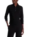 Majestic Zip-collar Sweatshirt In Noir