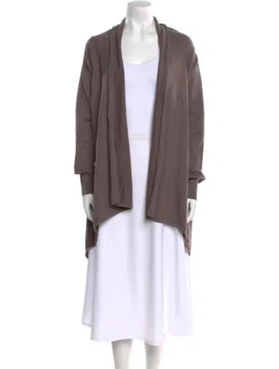 Pre-owned Majestic Open Front Sweater W/ Tags In Neutral