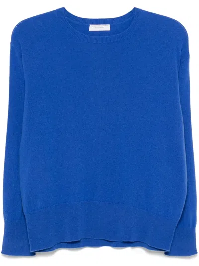 Majestic Oversized Sweater In Blue