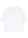 Majestic Oversized Viscose Polo Shirt