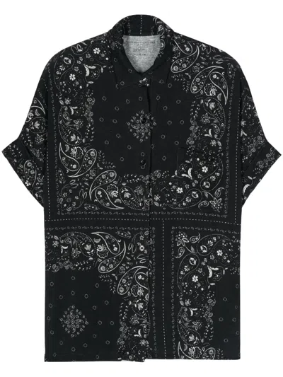 Majestic Paisley-print Shirt In Blue
