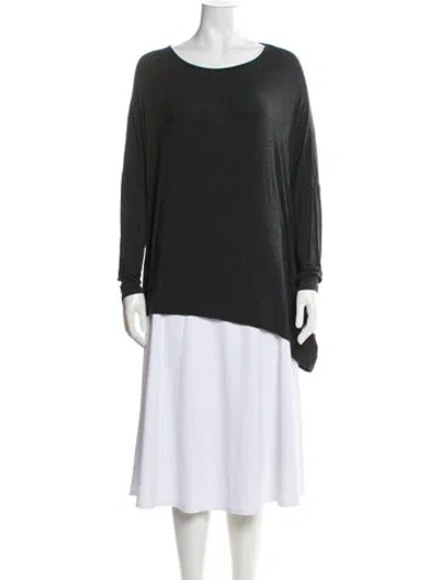 Pre-owned Majestic Paris Scoop Neck Sweater In Multi