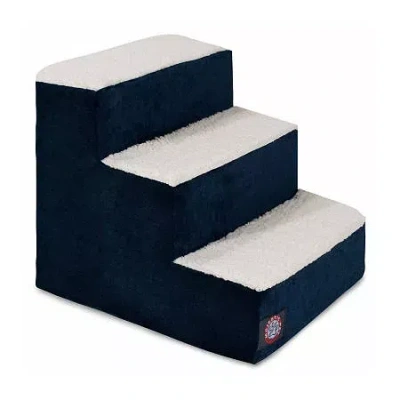 Majestic Pet 3 Step Villa Pet Stairs In Blue