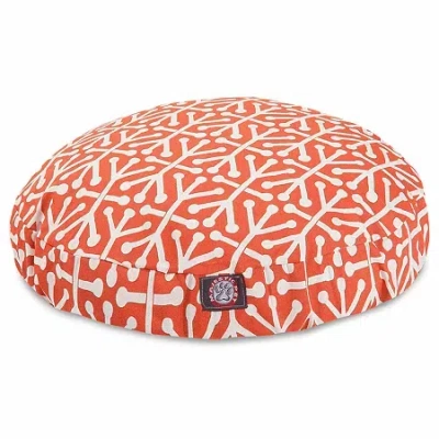 Majestic Pet Aruba Round Pet Bed In Orange
