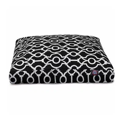 Majestic Pet Athens Rectangle Pet Bed In Black