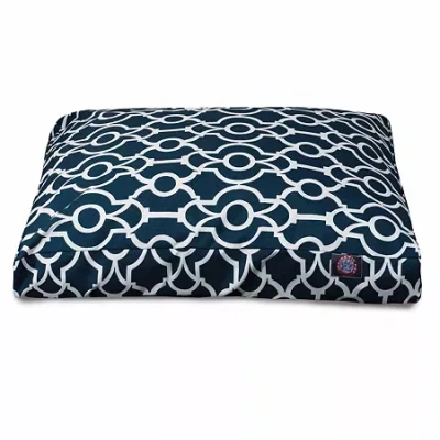 Majestic Pet Athens Rectangle Pet Bed In Blue