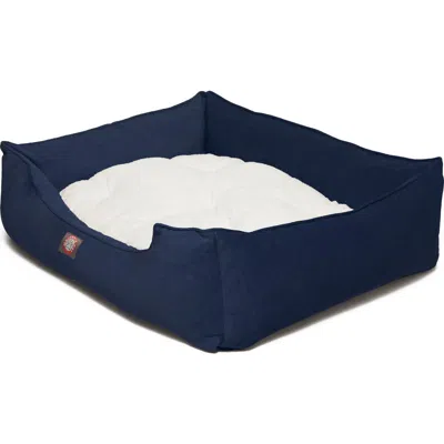 Majestic Pet Contemporary Lounge Dog Bed In Navy