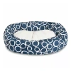 Majestic Pet Fusion Sherpa Bagel Pet Bed In Blue