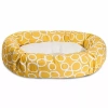 Majestic Pet Fusion Sherpa Bagel Pet Bed In Yellow