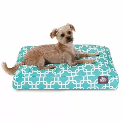 Majestic Pet Links Rectangle Pet Bed In Blue