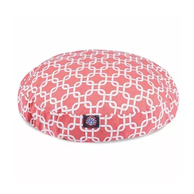 Majestic Pet Links Round Pet Bed In Orange