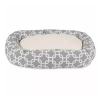 Majestic Pet Links Sherpa Bagel Pet Bed In Gray