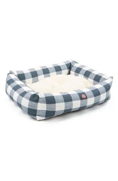 Majestic Pet Luxe Bagel Dog Bed In Blue