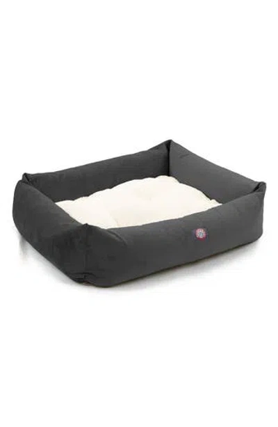 Majestic Pet Luxe Bagel Dog Bed In Grey
