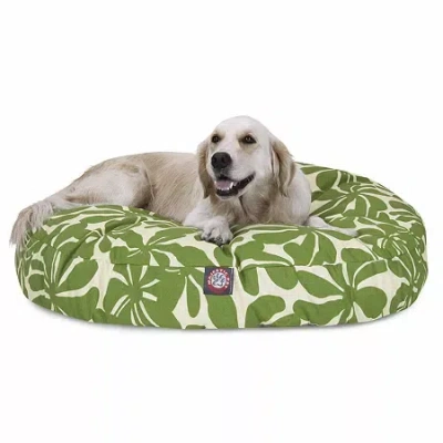 Majestic Pet Plantation Round Pet Bed In Green