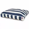 Majestic Pet Vertical Stripe Rectangle Pet Bed In Blue