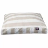 Majestic Pet Vertical Stripe Rectangle Pet Bed In White