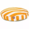 Majestic Pet Vertical Stripe Round Pet Bed In Brown