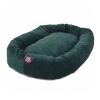 Majestic Pet Villa Collection Micro-velvet Bagel Pet Bed In Blue