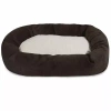 Majestic Pet Villa Collection Sherpa Bagel Pet Bed In Gray