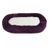 Majestic Pet Villa Collection Sherpa Bagel Pet Bed In Purple