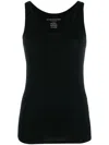 Majestic Plain Vest Top In Black