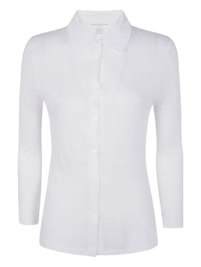 Majestic Poches Jacket In White