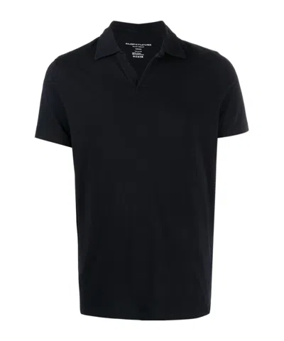 Majestic Polo Shirt In Cotton In Black
