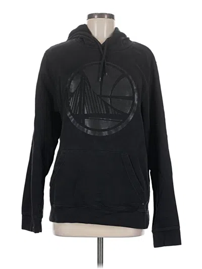 Pre-owned Majestic Pullover Hoodie In Black