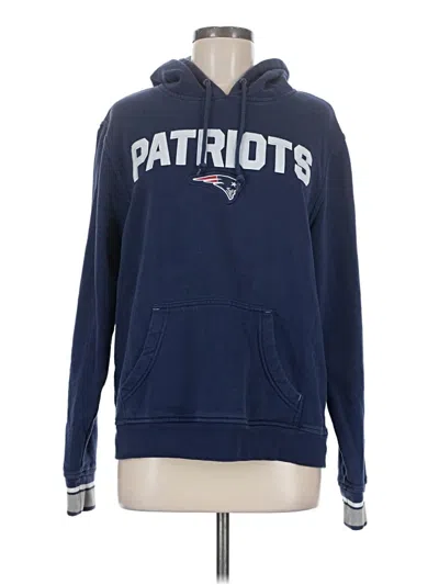 Pre-owned Majestic Pullover Hoodie In Blue