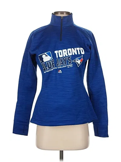 Pre-owned Majestic Pullover Sweater In Blue