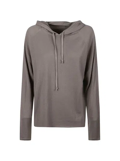 Majestic Raglan-sleeve Hoodie In Gray
