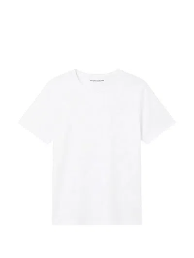 Majestic Short-sleeved T-shirt In Lyocell And Cotton In Neutral