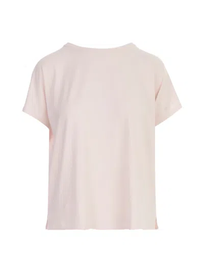 Majestic Red Round Neck Sweater In Neutral