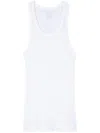 Majestic Semi-sheer Fine Ribbed Tank Top