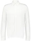 Majestic Round-neck Long-sleeve Shirt In White