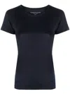Majestic Deluxe Cotton T-shirt In Dark Blue