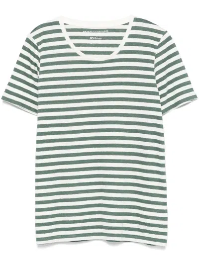 Majestic Round-neck Short Sleeve T-shirt In Multicolor
