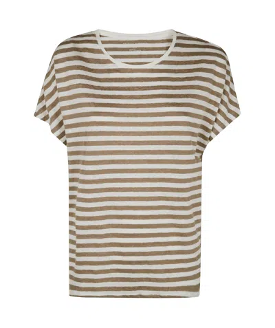 MAJESTIC STRIPED T-SHIRT